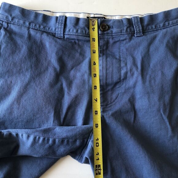 J. Crew Mercantile Flex Men's Flat Front Casual Shorts Size 33 Blue - Picture 6 of 12